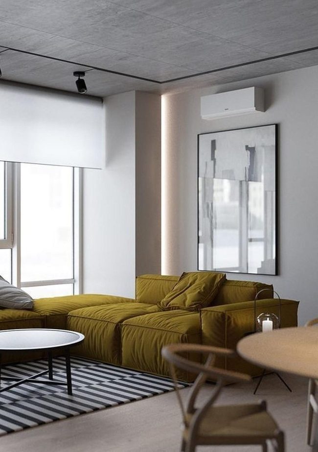 Mustard Yellow Statement Sofas