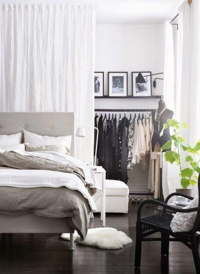 Dark Wood Meets Crisp White Minimalism