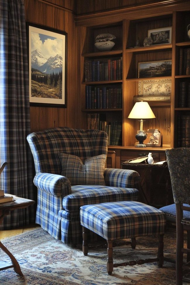 Blue And Brown Plaid Heritage