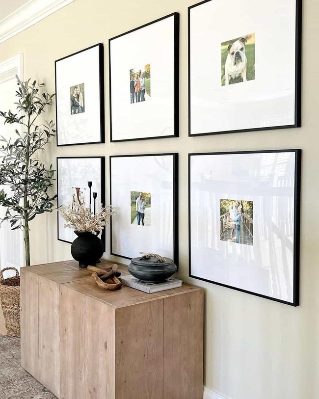 Wooden Entryway With Living Green