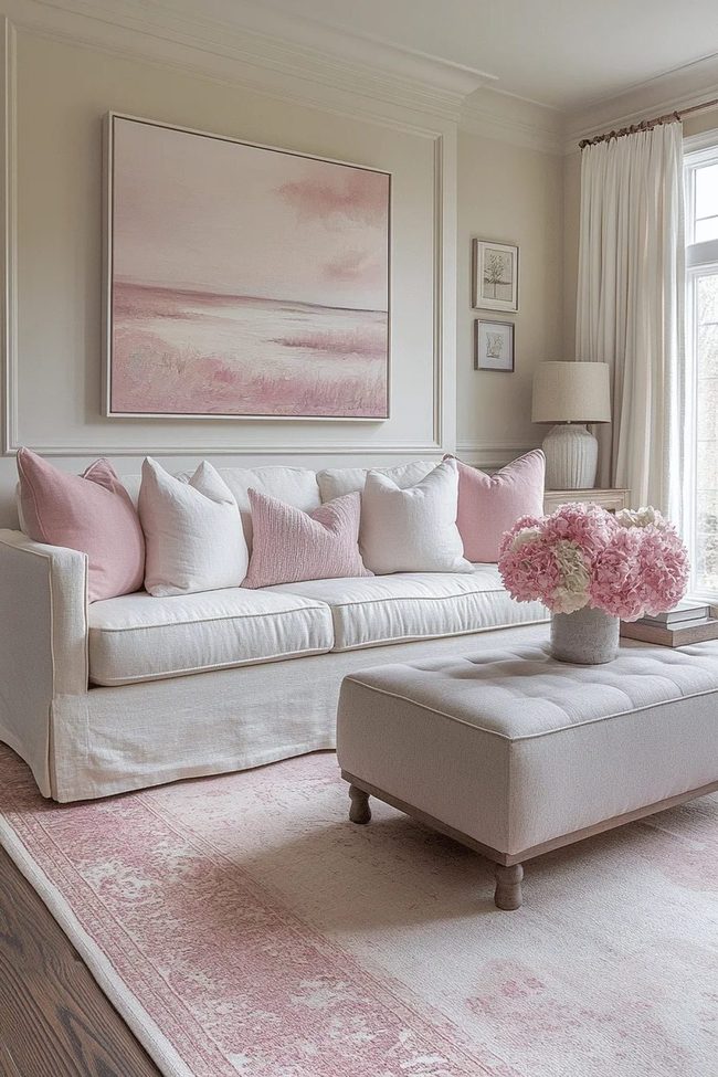 Pale Pink Walls, Airy Refinement