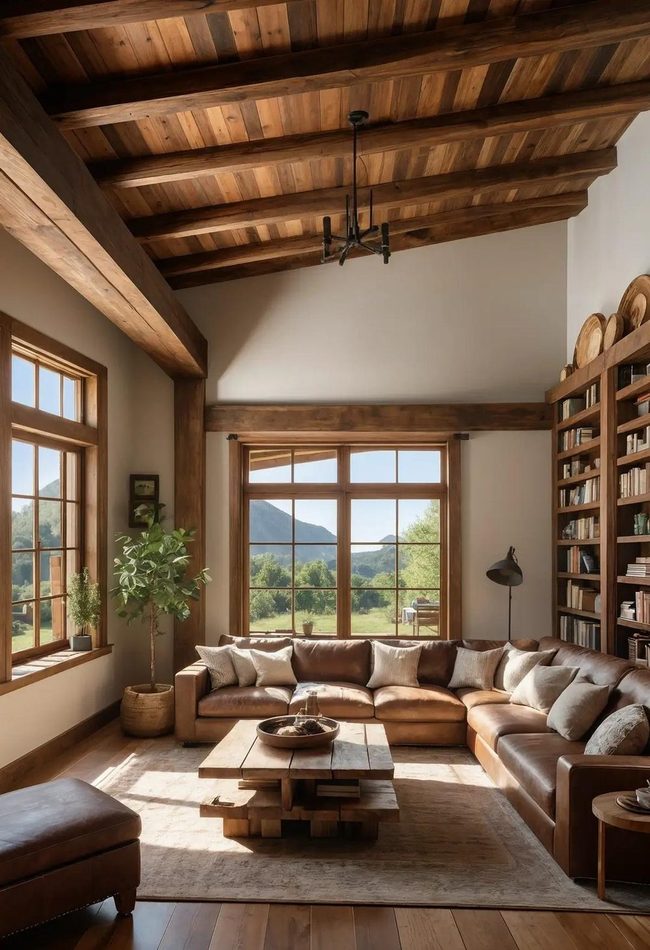 Exposed Beams Meet Rich Brown