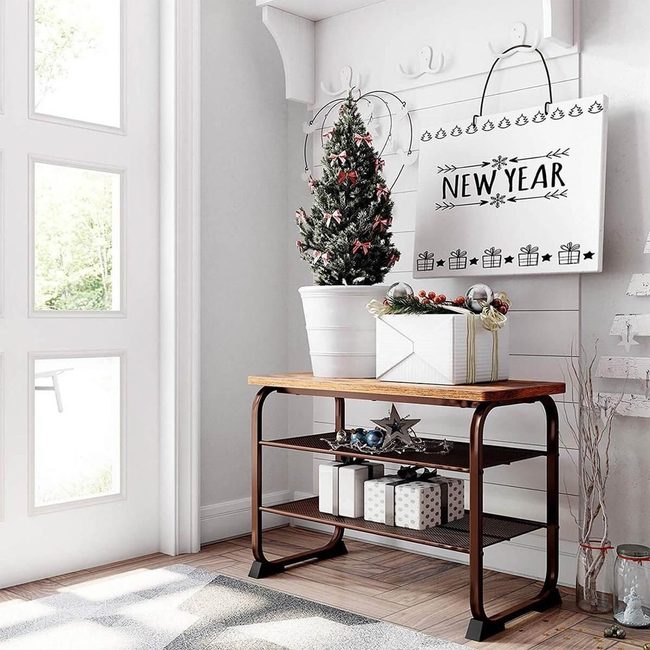 Metal Framework Shoe Storage