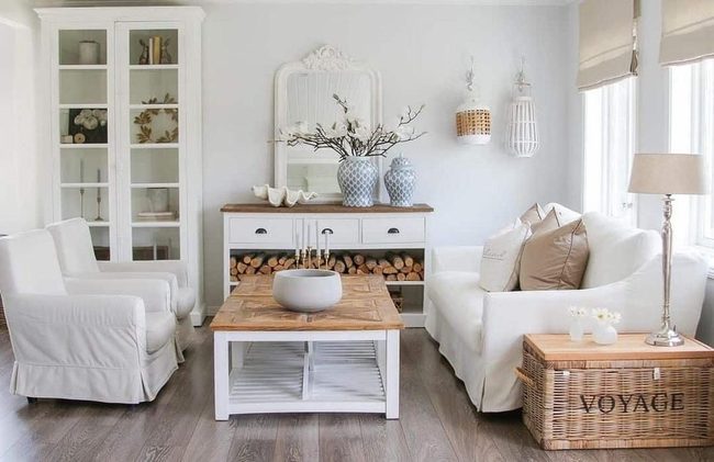 Stacked Wood Sideboard Statement