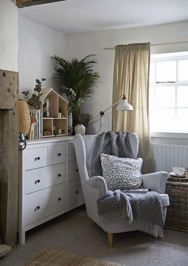 Wooden Dollhouse Window Reading Corner