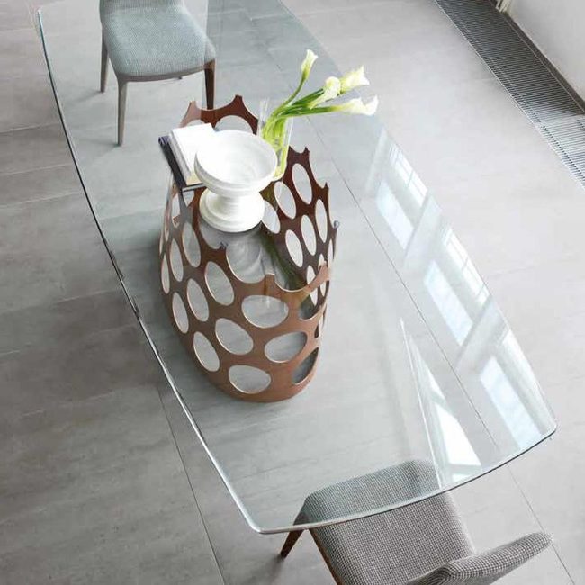 Glass Table, Statement Centerpiece Focus
