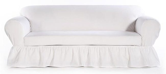Floor-Length Skirt Sofa Elegance