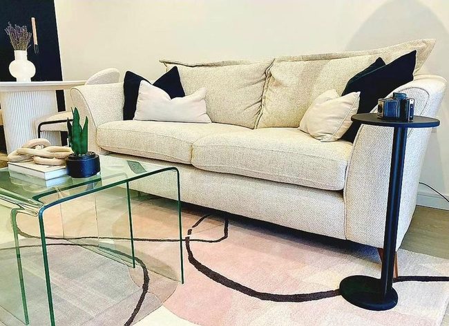 Glass Table, Neutral Simplicity