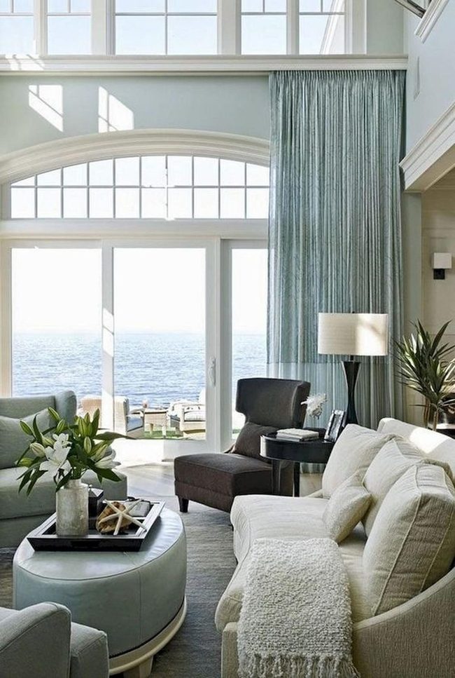 Blue Coastal Windows Ocean View