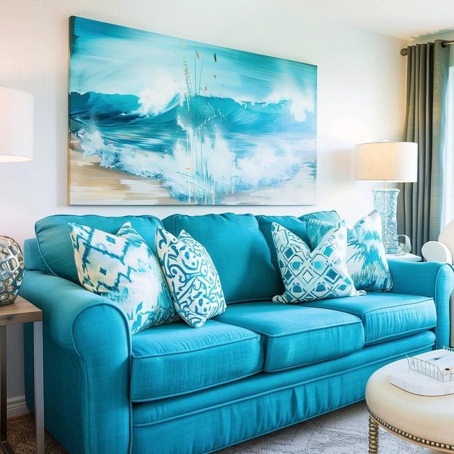 Turquoise Rugs And Curtains Foundation