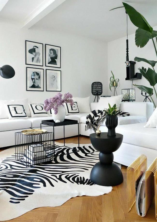 Monochrome Photos With Botanical Corners