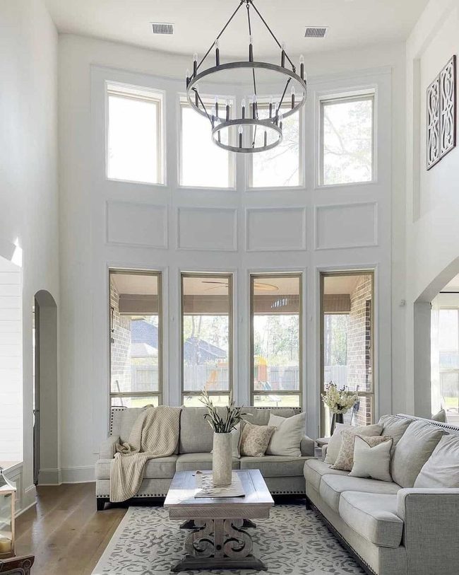 White Vase With Soaring Ceilings