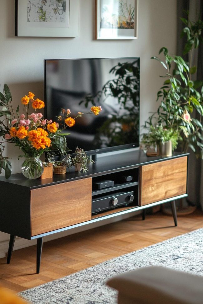 Seasonal Colors Transform Tv Stands