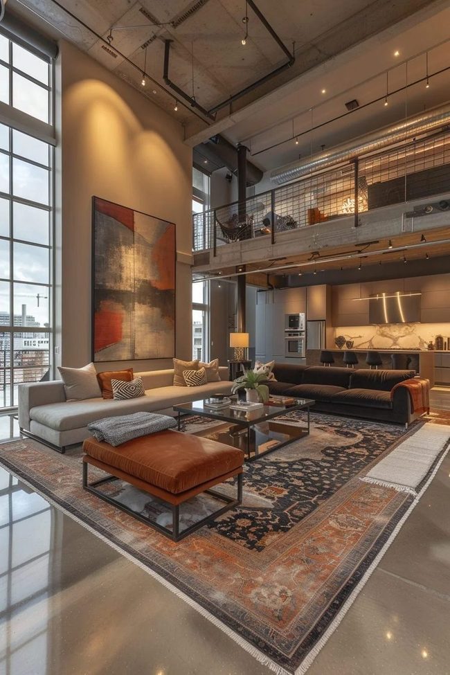 Exposed Metal Industrial Loft