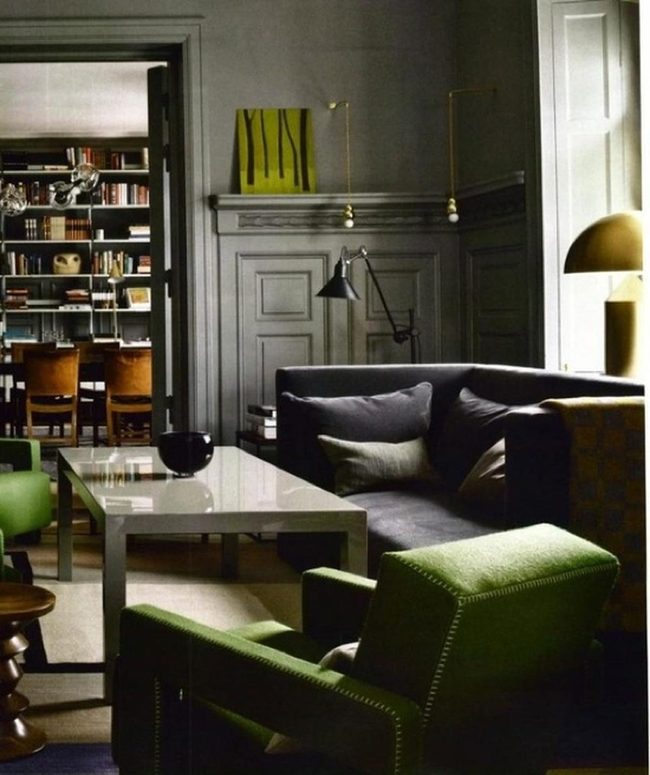 Emerald Chair Anchors Neutral Palette