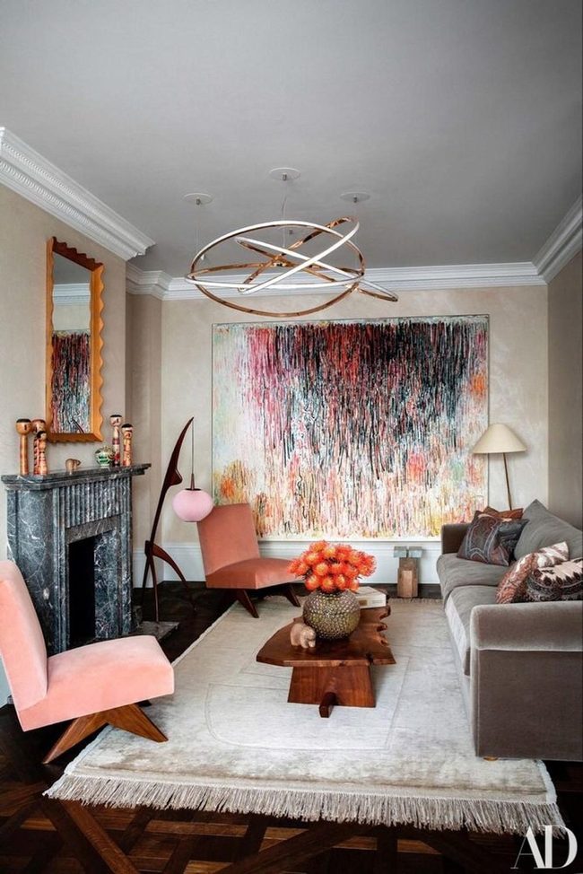 Orange Blooms Modern Living