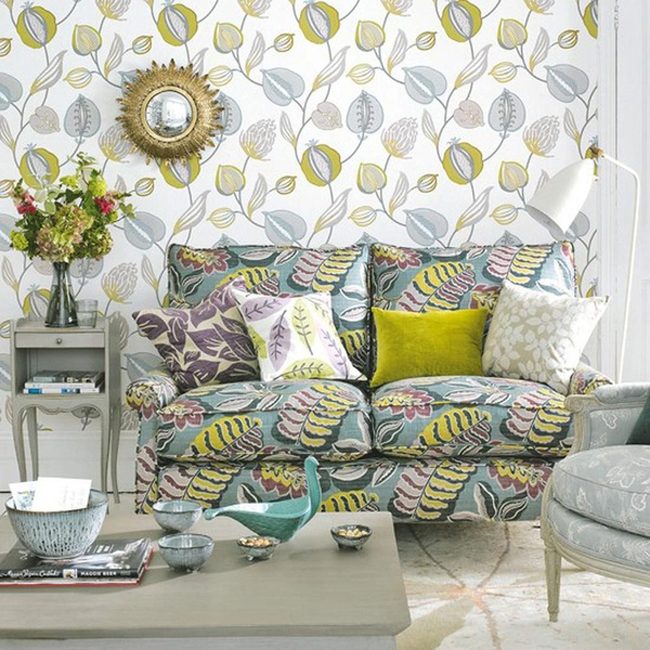 Sunny Florals Meet Purple Jewel Tones