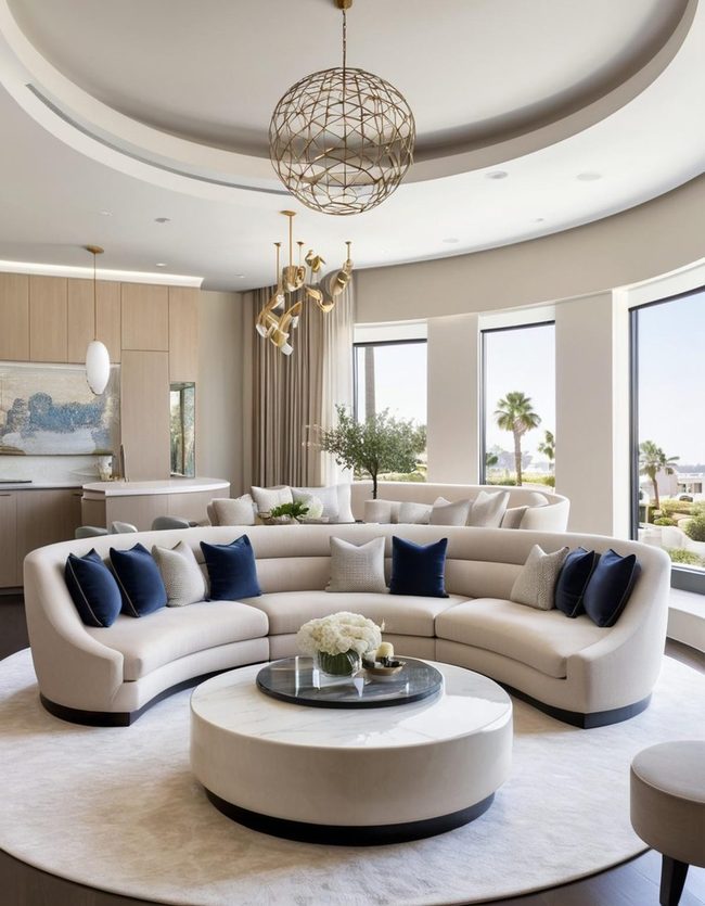 Curved Furniture Softens Everything