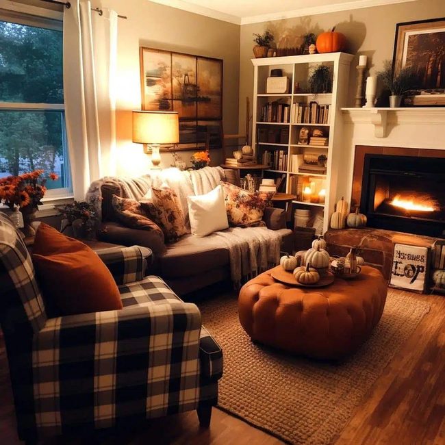 Earthy Textiles And Layered Walls