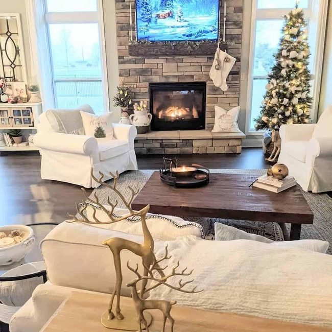 Cream Sofas, Petite Pine Tree