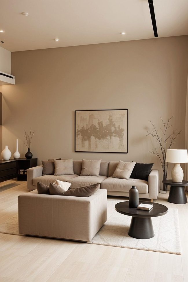 Neutral Meets Deep Jewel Tones