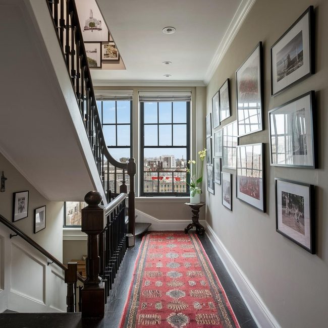 Layered Carpet Staircase Hallway