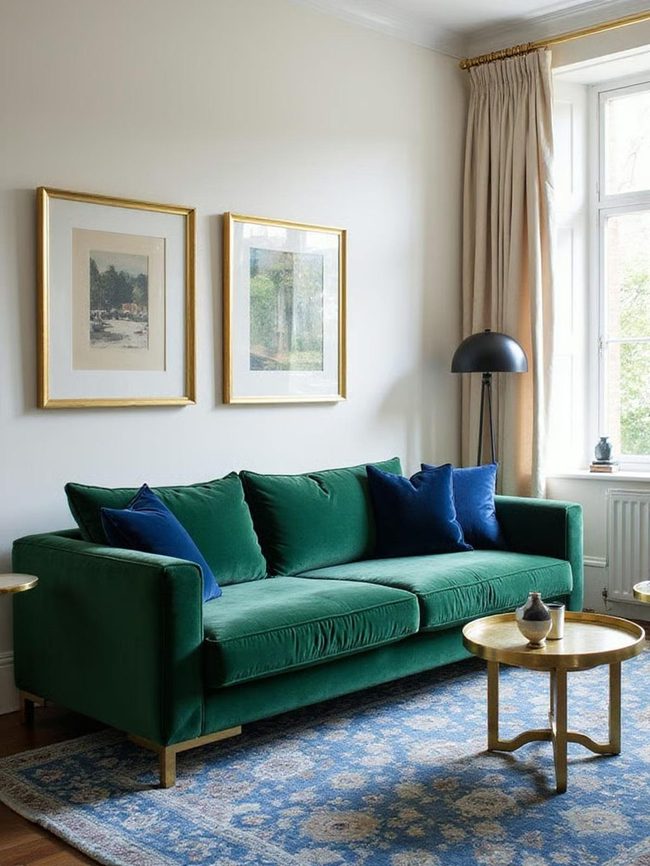 Jewel Tone Luxury Living Rooms