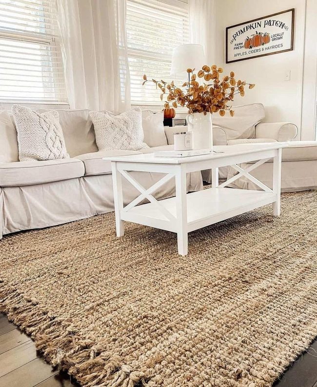 Natural Jute Anchor Autumn Centerpiece