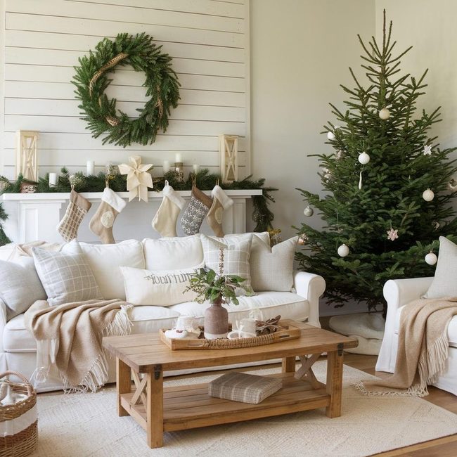 Countryside Christmas Neutral Warmth