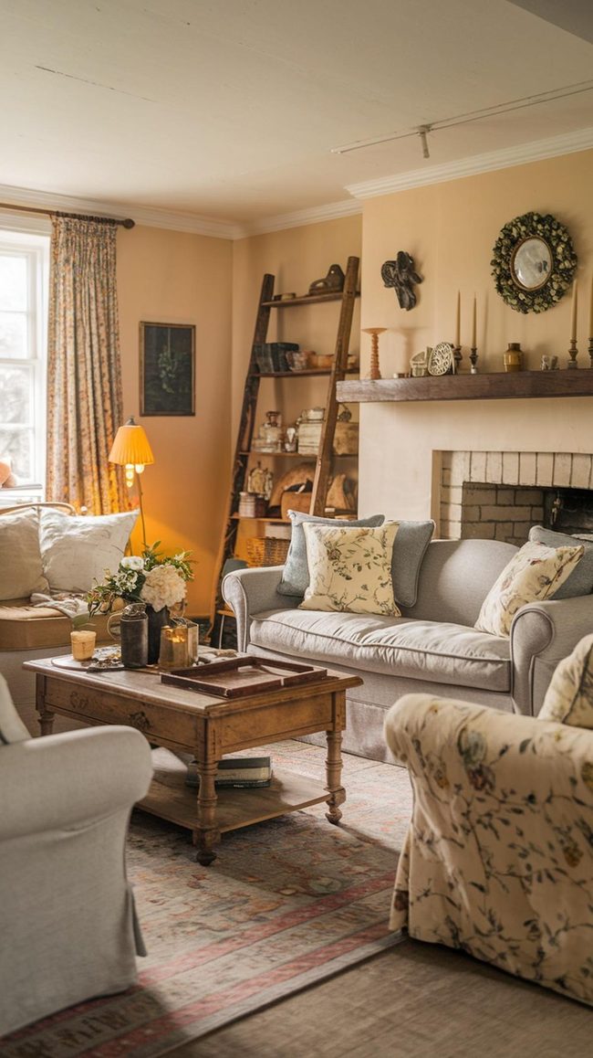 Vintage Armchair Worn Character