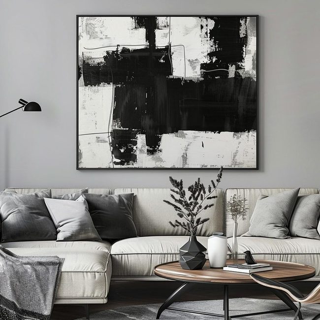 High Contrast Abstract Statements