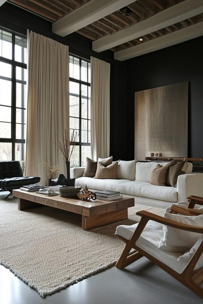 Ceiling-Height Curtain Panels Transform