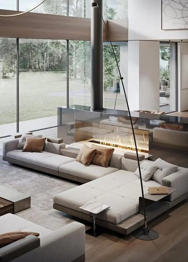 Sunlit Modern Living Room