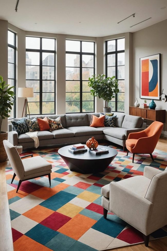 Geometric Floor Statements in Deep Colors
