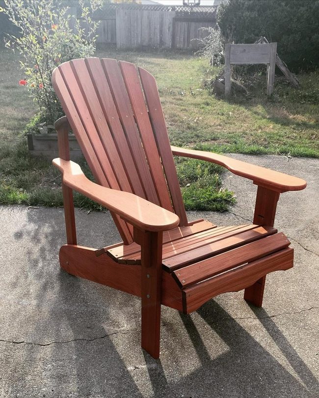 Natural Wood Outdoor Seating