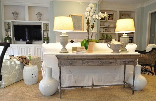 Soft Light White Living Room