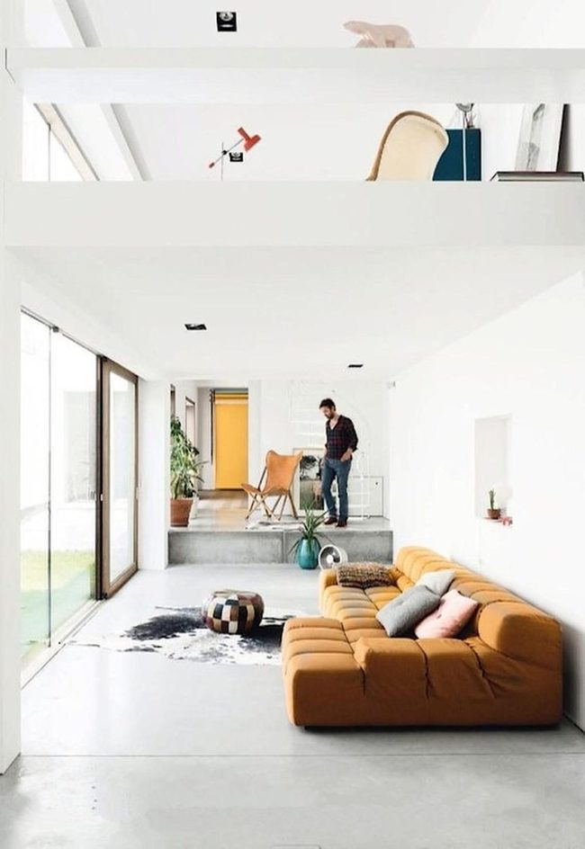 Mustard Couch Steals The Room