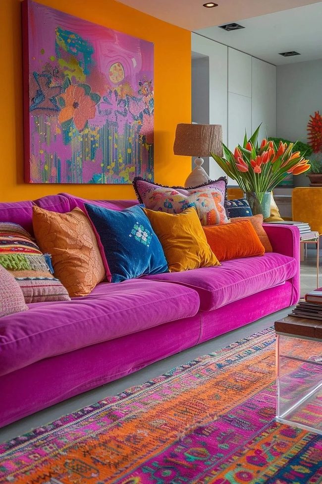 Neon Energy Living Room