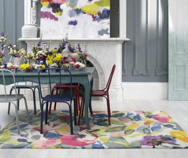 Colorful Chairs, Statement Painting, Balanced Palette