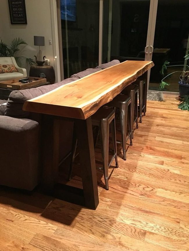 Natural Wood Grain Statement Slab