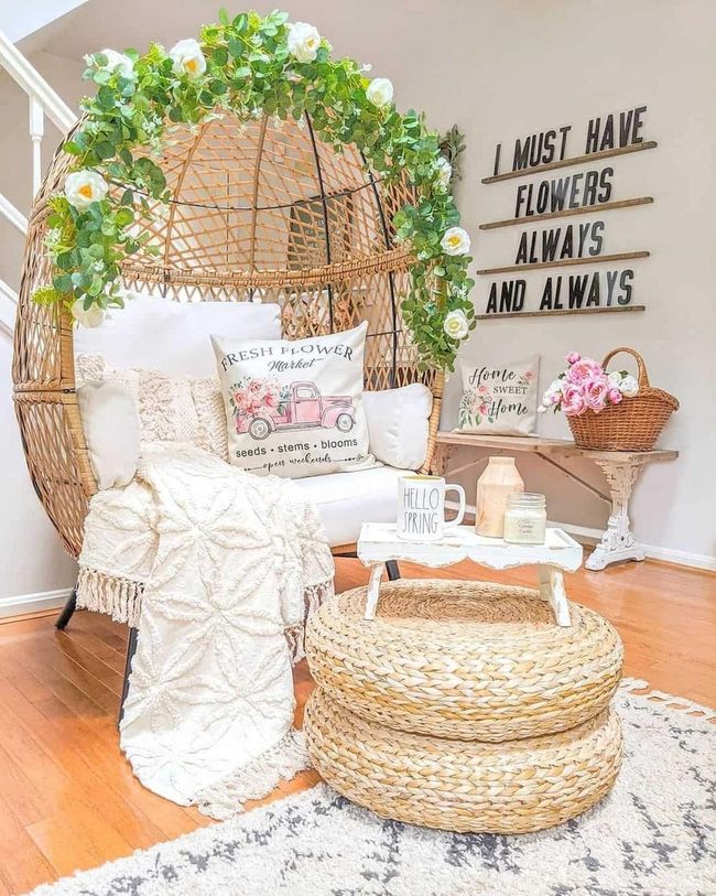 Pink Roses Meet Modern Comfort