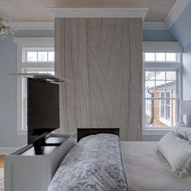 Hidden Screen Bedroom Storage