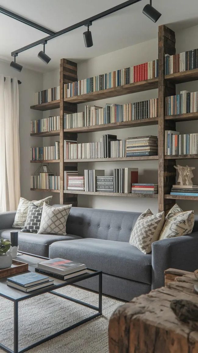 Hardcover Spines Layer Living Spaces