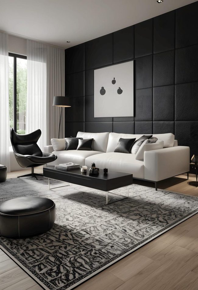 Black And White Tactile Contrast