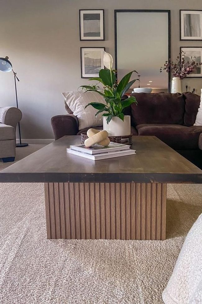 Brown Plush Comfort With Natural Elements