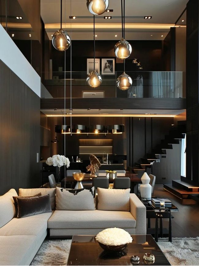 Pendant Lamps Define Open Spaces