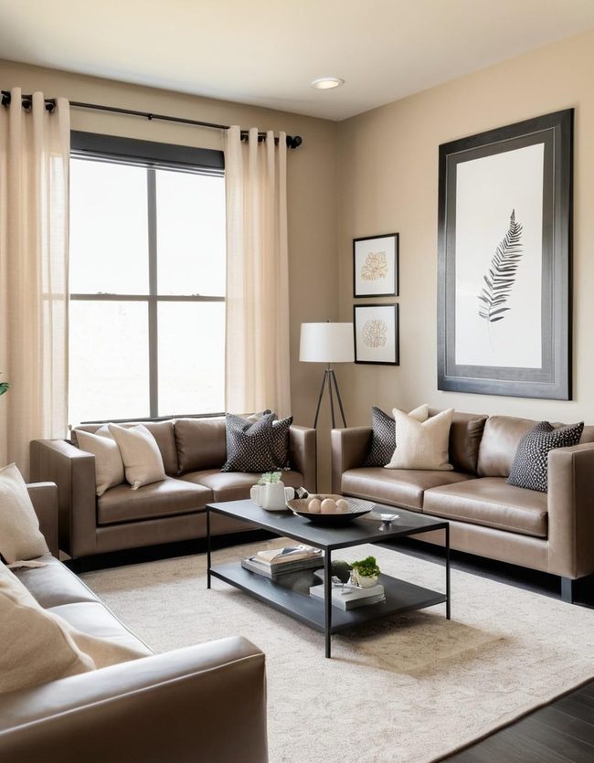 Brown, Black, and Gold Depth