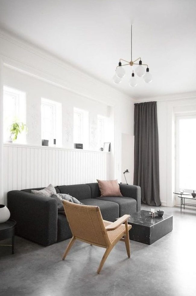 Bright Walls Dark Accents Modern Flow