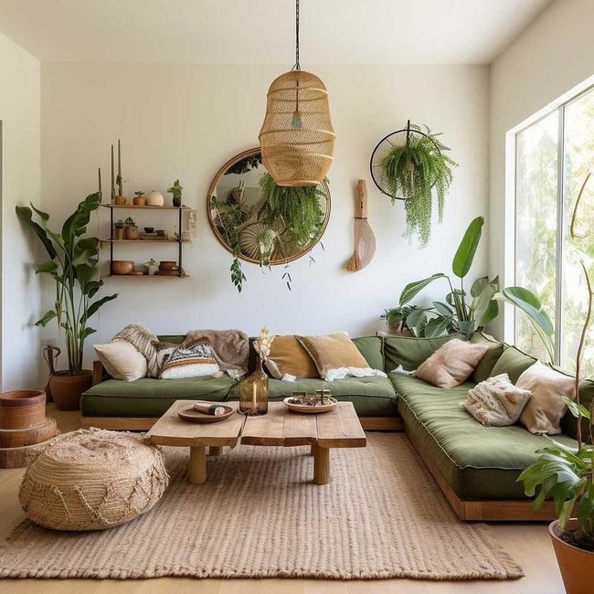 Layered Textiles, Earthy Bohemian Soul