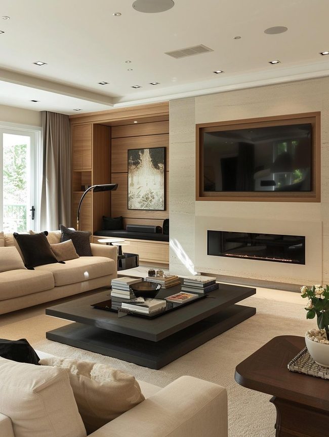 Hidden Tech Living Room